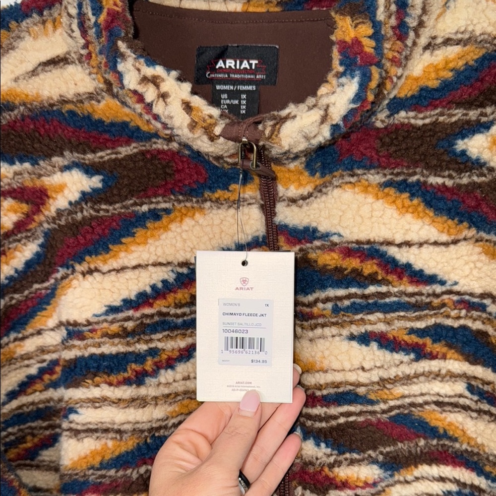 Ariat Colorful Fleece Jacket - Picture 3 of 6